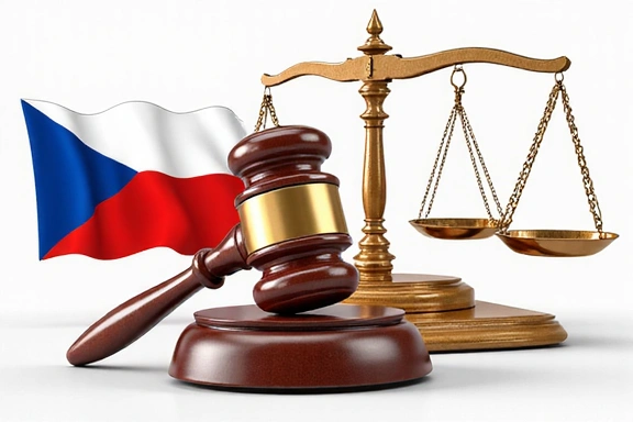 Ilustrace českého práva a spravedlnosti